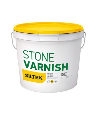 Лак для каменю та бетону Stone Varnish Siltek 10 л 000044 фото