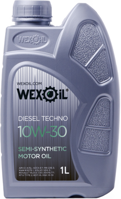 Олива моторна Wexoil Diesel Techno 10W-30 1 л 001231 фото