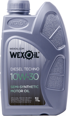 Олива моторна Wexoil Diesel Techno 10W-30 1 л 001231 фото