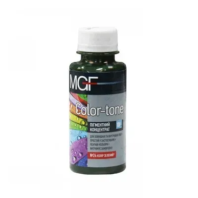 Пігментний концентрат Color-tone MGF №24 зелений* 0,1 л 001259 фото