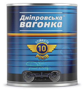 Емаль ПФ-133 Дніпровська вагонка 317 темно-коричнева 2,5 л/2,3 кг 000120 фото