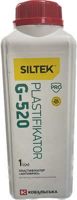 Пластифікатор "Антифриз" Siltek Plastifikator G-520 1 л 000053 фото