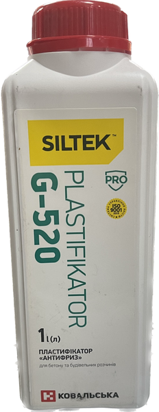 Пластифікатор "Антифриз" Siltek Plastifikator G-520 1 л 000053 фото