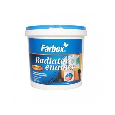 Емаль акрилова для радіаторів опалення Farbex 3 л 000378 фото