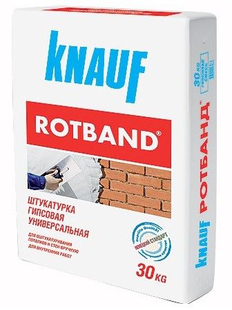 Штукатурка гіпсова універсальна Knauf Rotband 30 кг 001914 фото