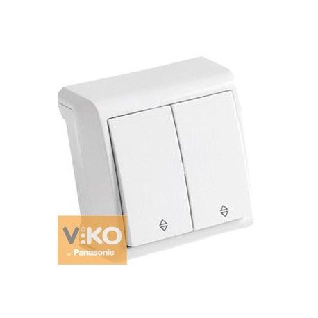 Вимикач 2-й прохідний білий Viko Vera 90671017 000951 фото