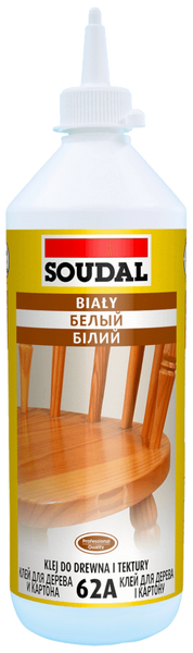 Клей для дерева 62А PVAC D2 Soudal 0,25 кг 002031 фото