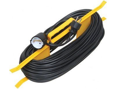 Подовжувач на тримачі Waterproof 20 м 16 А 220-250 V IP44 000489 фото