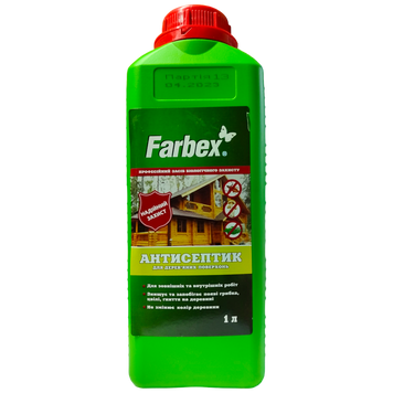 Антисептик для дерев'яних поверхонь Farbex 1 л 000433 фото