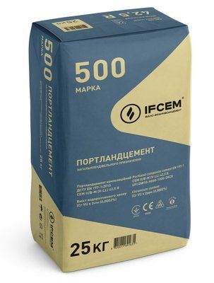 Цемент Івано-Франківськ ПЦ ІІ/Б-К 500 25 кг 006507 фото