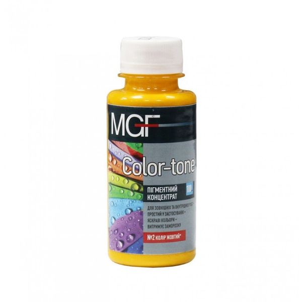 Пігментний концентрат Color-tone MGF №2 жовтий* 0,1 л 001235 фото