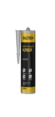 Клей монтажний Рідкі цвяхи білий Siltek 280 мл 000037 фото