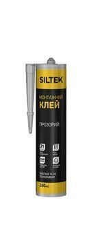 Клей монтажний Рідкі цвяхи прозорий Siltek 280 мл 000038 фото