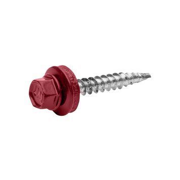 TEX-HF Саморіз для дерева 4,8*35 RAL3005 вишневий (уп/250 шт) 000885 фото
