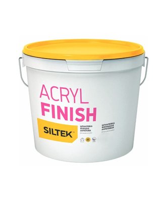 Шпаклівка фініш акрилова Acryl  Finish Siltek 15 кг 000071 фото