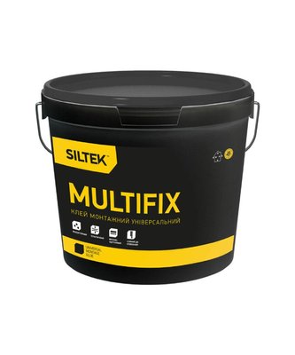 Клей монтажний універсальний Siltek Multifix 12 кг 000040 фото