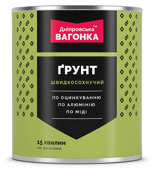 Грунт швидкосохнучий Дніпровська вагонка 9005 чорний 3 кг 000134 фото